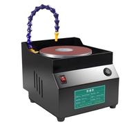 Wet Bench Grinder Electric Knife Sharpener Tool with 7 Adjustable Speeds and 10 Sandpaper for Scissors and Metal Working