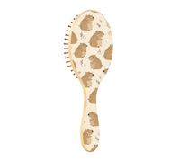 Wet Brush Detangler Hair Brush - All Hair Types - Soft Bristles Glide Through Tangles with Ease Cute Animal Capybaras on Beige Background for Wet & Dry Hair