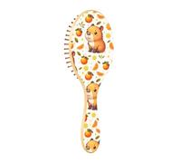 Wet Brush Detangler Hair Brush - All Hair Types - Soft Bristles Glide Through Tangles with Ease Funny Baby Capybaras for Wet & Dry Hair