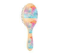 Wet Brush Detangler Hair Brush - All Hair Types - Soft Bristles Glide Through Tangles with Ease Manta Jellyfish Innovative Page Design Soft Dreamy Atm for Wet & Dry Hair