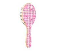 Wet Brush Detangler Hair Brush - All Hair Types - Soft Bristles Glide Through Tangles with Ease Pink Flamingo Pink Stripe for Wet & Dry Hair