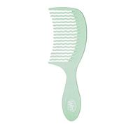 Wet Brush Go Green Tea Tree Oil Infused Treatment Comb - Wide Tooth Hair Detangler with WaveTooth Design that Gently and Glides Through Tangles - No Split Ends and No Damage - 100% Plant-Based Plastic