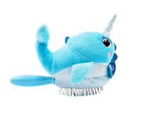 Wet Brush Plush Animals Hair Detangler with Soft Bristles - Narwal Unicorn