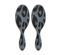 Wet Brush Original Detangling Hair Brush - Leopard Grey (Safari), IntelliFlex Ultra Soft Bristles, Detangling Brush for Wet and Dry Hair (Pack of 2)