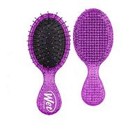 Wet Brush Rock N Roll Mini Detangler (Purple Glitter) with Soft Intelliflex Bristles