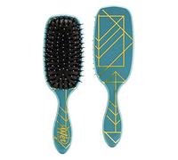 Wet Brush Shine Enhancer Paddle Brush, Ocean - Hair Detangler Brush with Ultra Soft Bristles, Infused With Natural Argan Oil, Shiny Detangle & Smooth Hair, Wet or Dry, For All Hair Types