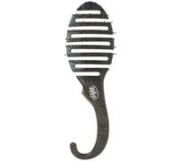 Wet Brush Shower Detangler, Prevents Breakage, Black Glitter | Ultra Soft IntelliFlex Bristles Prevent Breakage and Split Ends, Gentle on All Hair Types, Black Glitter Finish