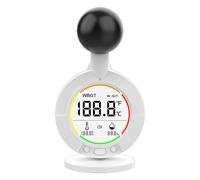 Wet Bulb Thermometer, Accurate Humidity Monitor, Lanyard & Magnetic & Tripod Mount Sunlight Meter, Heat Index Meter for Indoor, Outdoor