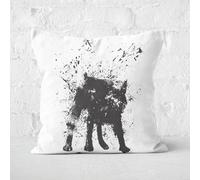 Wet Dog Cushion Square Cushion - 50x50cm - Soft Touch