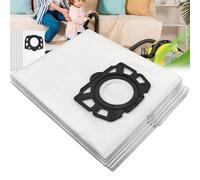 Wet-Dry 12 Pack Fleece Cloth Dust Bags fit Karcher WD2 PLUS WD3 KWD1 KWD3 WD3 Hinsinc Clear One Size
