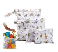 Wet Dry Bag | Waterproof Leakproof Organizer - Gym Bag with Zipper and Handle,for Swimming, Swimsuit, Towel, Diaper, Pool, Gym, Travel