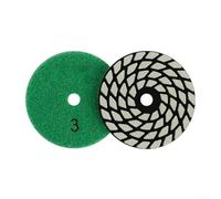 Wet Dry Polishing Pad 3 Inch 80mm Flexible for Granite Marble Stone Sanding Disc Featuring High Resin Concentration for Long Lasting Use (NO3)