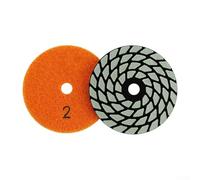 Wet Dry Polishing Pad 3 Inch 80mm Flexible for Granite Marble Stone Sanding Disc Featuring High Resin Concentration for Long Lasting Use (NO2)