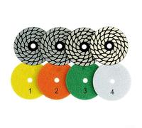 Wet Dry Polishing Pad 3 Inch 80mm Flexible for Granite Marble Stone Sanding Disc Featuring High Resin Concentration for Long Lasting Use (4pcs)