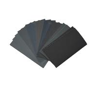 Wet Dry Sanding Sheets 18pcs Silicon Carbide Material Grits 400 to 3000 for Purpose Sanding on Wood Plastic Metal Ceramic and Stone Surfaces