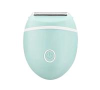 Wet & Dry Showerproof Lady Shaver, Painless Hair Removal for Arms, Legs and Bikini Trimmer, Battery Operated Electric Razor with Cleaning Brush, Portable Trimmer for Women Home Travel (Green)