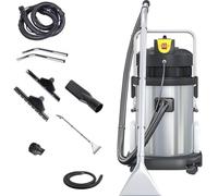 Wet Dry Vacuum Cleaning Machine, 3 in 1 Multi-Purpose Floor and Carpet Extractor, Heavy Duty for Commercial Use in Hotels, Offices, Malls, and Workshops, 40L Capacity