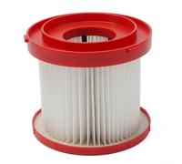 Wet Dry Vacuum Filter Compatible with VC2-0, Replaces 4931465230, High Efficiency Dust Trap for Cordless Cleaner, Red White, 11.5cm Height