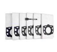 Wet & Dry Vacuum Replacement Filter Bags 6 Pack for Karcher MV4/5/6/WD4/5/6 Garbage Collection,Non-woven Fabric Durable Disposable Bags