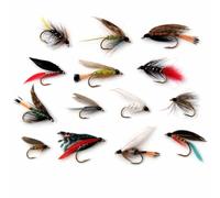 Wet Fly Fishing Flies Set - 16 Classic Trout Flies Selection - Hand Tied Wet Flies for River & Stillwater Trout Fishing #5