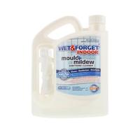 Wet & Forget Indoor Mould & Mildew Sanitising Cleaner, 2 Litre, Disinfectants & Deodorises, Bleach Free, Trigger Gun Attached