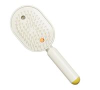 Wet Hair - Brushes Vibration Tool for Detangling | Red Light Electric Air Cushion Massage Comb plus Silicone Bristles & Pulsating Motor for Girls, Women, Home Scalp Cleaning and Grooming