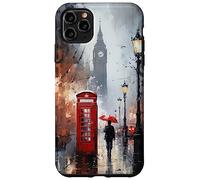 Wet London Iconic Red Phone Booth Clocktower Art Cover Phone Case for iPhone 11 Pro Max