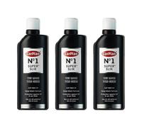 Wet Look Car Tyre Shine Dressing Anti-Fling Carplan No.1 Super Slik 600Ml X3