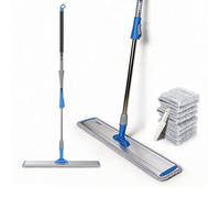 Wet Mop 24" Microfiber Mop Heavy Duty Floor Mop 24 inch mop Pads Replacement Kit 6 Pack Reusable Mop Head (24 in MOP)