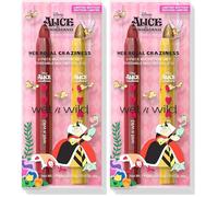 Wet n Wild Alice in Wonderland Her Royal Craziness, 2-Piece Blendable and Easy-to-Apply Multistick Set, Cream-to-Powder Formula for Vibrant Makeup Touchups On-the-Go (Pack of 2)