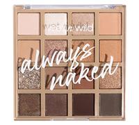 Wet n Wild Always Naked Eyeshadow Palette, Blendable Neutral Eye Shadows with Matte, Sparkle, Glitter Finishes for Soft Glam Looks, Nude Eyeshadow Palette with 16 Ultra-Pigmented Shades