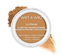 Wet n Wild Bare Focus Clarifying Finishing Powder Matte Pressed Setting Powder Medium Tan