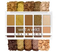 wet n wild Color Icon 10-Pan Eyeshadow Makeup Palette, Yellow Call Me Sunshine, Long Lasting, Shimmer, Metallic, Glittery, Matte, Rich Smooth Pigment, Cruelty Free