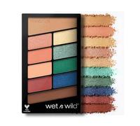 Wet 'n' Wild Color Icon 10 Pan Palette, Eyeshadow Palette with 10 Bright and Matte Eyeshadow Colors for the Day and Night, Long-lasting and Easy-to-blend Formula, Stop Playing Safe,One size