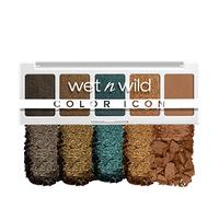 wet n wild Color Icon Eyeshadow Makeup 5 Pan Palette, Matte, Shimmer, Metallic, Long Wearing, Rich Buttery Pigment, Cruelty Free - My Lucky Charm
