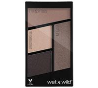 Wet 'n' Wild, Color Icon Eyeshadow Quads, Eyeshadow Palette with Shiny and Matte Eyeshadows, Long-Lasting and Easy-to-blend Formula, Silent Treatment