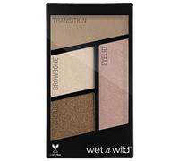 Wet 'n' Wild, Color Icon Eyeshadow Quads, Eyeshadow Palette with Shiny and Matte Eyeshadows, Long-Lasting and Easy-to-blend Formula, Walking On Eggshells