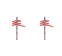 Wet n Wild, Color Icon Lipliner Pencil, Lip Pencil with Rich, Creamy and Anti-Smudge Formula, Precise Application Lip Liner with Silky Texture and Full, Vibrant Color, Berry Red (Pack of 2)