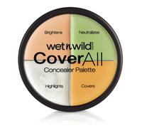 Wet n Wild, CoverAll Concealer Palette, Concealer Palette with Light-weight Formula for a Flawless Finish