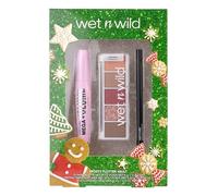 Wet n Wild Frosty Flutter Vault Set, Eye Make-Up Gift Set with Retractable Black Eyeliner, Volumizing Black Mascara, 5-Shade Eyeshadow Palette