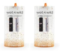 Wet n Wild Joyful Kisses Kit, Lipstick Gift Set featuring Matte and Shiny Lipsticks, Nourishing Formula, Infused with Vitamin E and Microspheres, Long-Lasting and Buildable (Pack of 2)