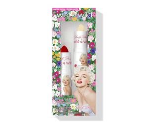 wet n wild Marilyn Monroe Collection Icon Lipstick and Balm Set