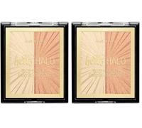 Wet n Wild, MegaGlo Hello Halo Blushlighter, Blush and Highlighter Duo, Soft and Buildable Shades with Ultra-reflective, Micro-fine Pearl Pigments, for a Radiant Glow, Vegan, I Met Someone (Pack of 2)