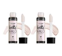 wet n wild MegaGlo Hello Halo Liquid Highlighter Makeup, Shimmer, Glow Halographic (Pack of 2)