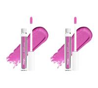 wet n wild MegaSlicks Lip Gloss, Ultra-Glossy, Vitamin-E Enriched, Ultra-Gloss High Shine Moisturizing, Cruelty-Free & Vegan - Berried Treasure 2Pack
