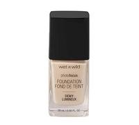 Wet n Wild, Photo Focus Dewy Foundation, Soft Ivory | Weightless nourishing formula, long-wearing wear, buildable coverage, designed for normal to dry skin, vegan makeup base