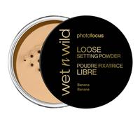 Wet n Wild Photo Focus Loose Setting Powder, Silky Weightless Setting Powder to Set, Mattify, Absorb Oil and Bake, Soft-Focus Effect, Banana Shade