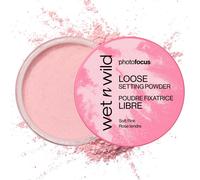 Wet n Wild Photo Focus Loose Setting Powder, Silky Weightless Setting Powder to Set, Mattify, Absorb Oil and Bake, Soft-Focus Effect, Soft Pink Shade