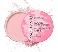 Wet n Wild Photo Focus Loose Setting Powder, Silky Weightless Setting Powder to Set, Mattify, Absorb Oil and Bake, Soft-Focus Effect, Soft Pink Shade, 20g