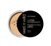 Wet n Wild Photo Focus Loose Setting Powder, Silky Weightless Setting Powder to Set, Mattify, Absorb Oil and Bake, Soft-Focus Effect, Translucent Shade, 20g